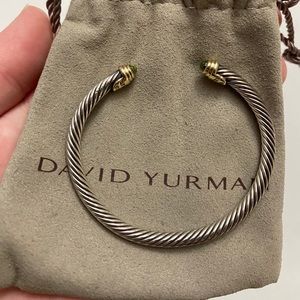 David Yurman Peridot kids cable bracelet